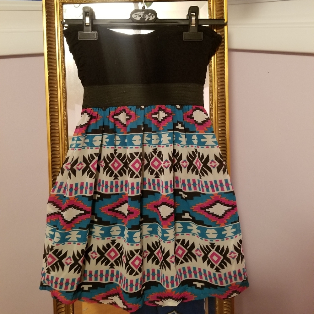 Luna Chix Aztec Mini Dress